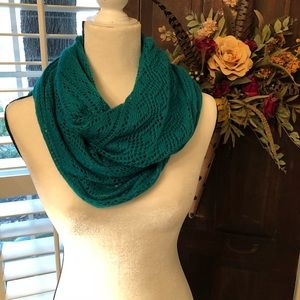 Turquoise Infinity Scarf